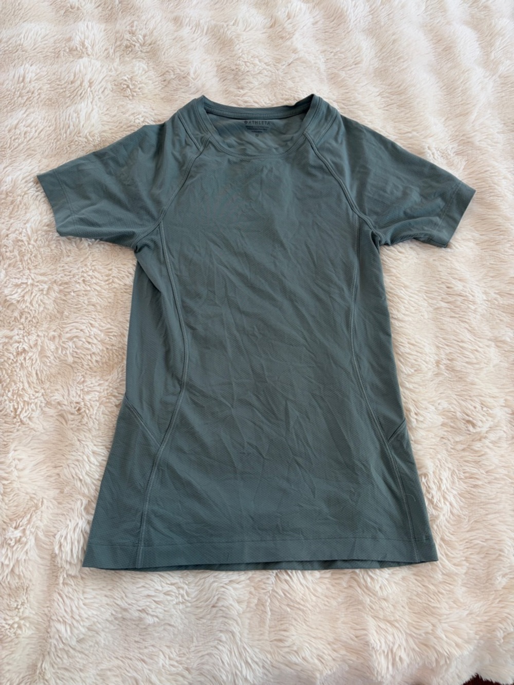 Athleta Green Momentum Shirt Size XS
